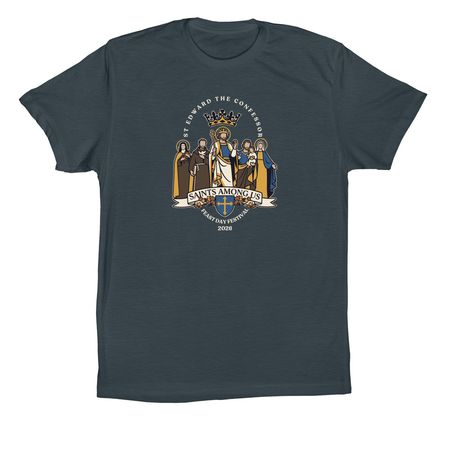 Festival 2026 Shirts - Adult - Wht Ltr, a Dark Grey Premium Cotton Tee