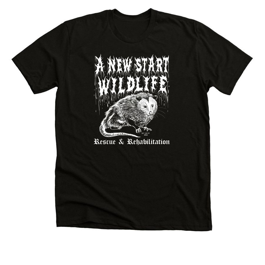 ANSWRR Metal Shirt, a Solid Black Blend Premium Unisex Tee