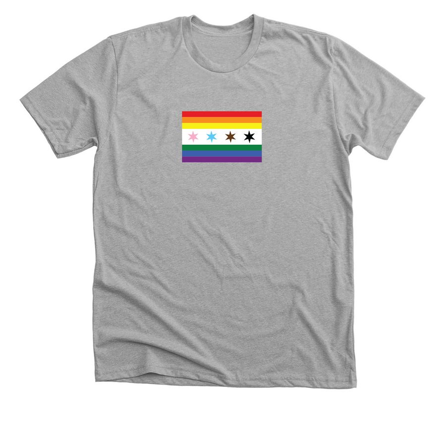 Chicago Pride, a Athletic Heather Premium Unisex Tee