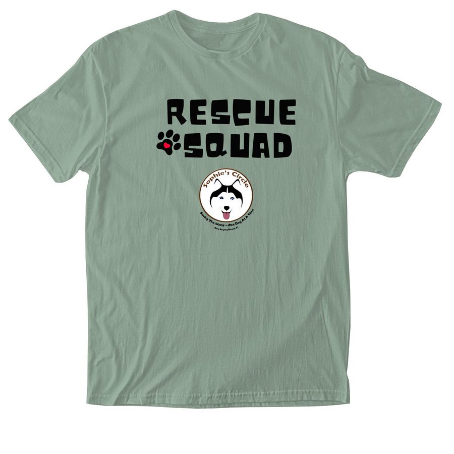 Rescue Squad, a Sage Softstyle Cotton Tee