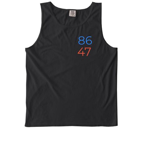 86 47 Tanks, a Black Comfort Colors Tank Top