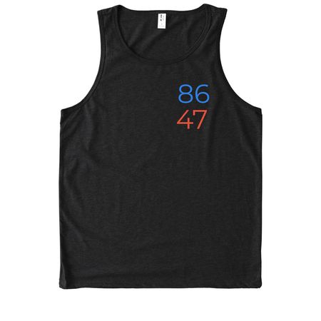 86 47 Tanks, a Deep Black Allmade Eco Triblend Tank