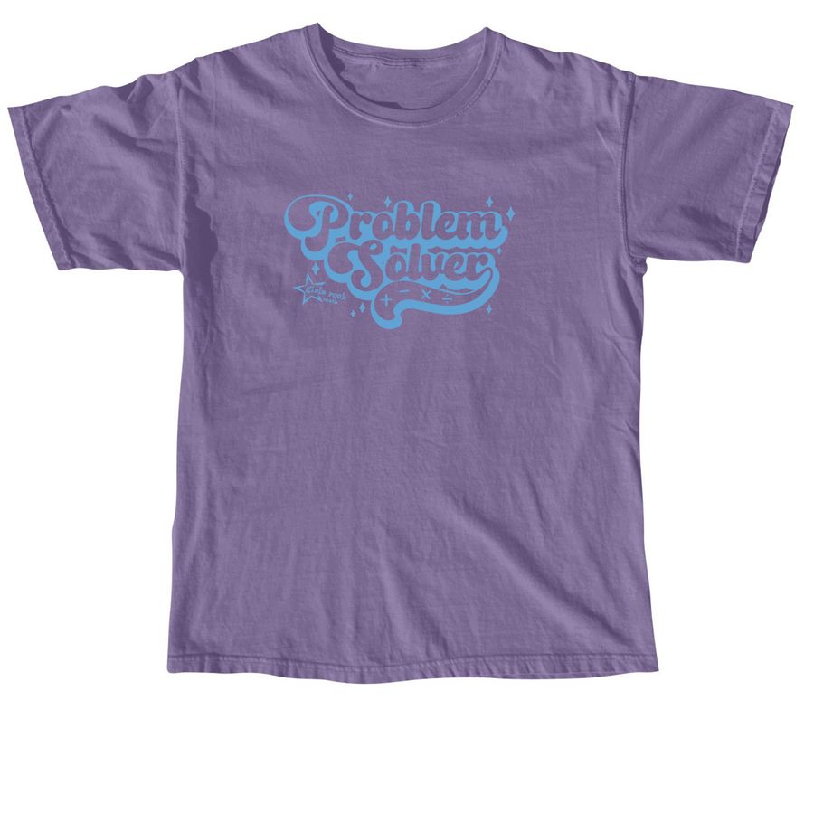 Problem Solver, a Grape Comfort Colors Unisex Tee
