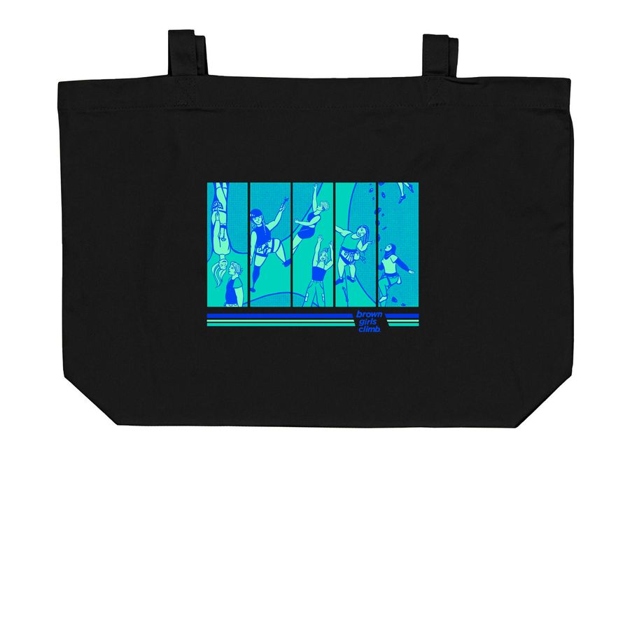 BGC Tote Bag, a Black Large Organic Cotton Tote Bag