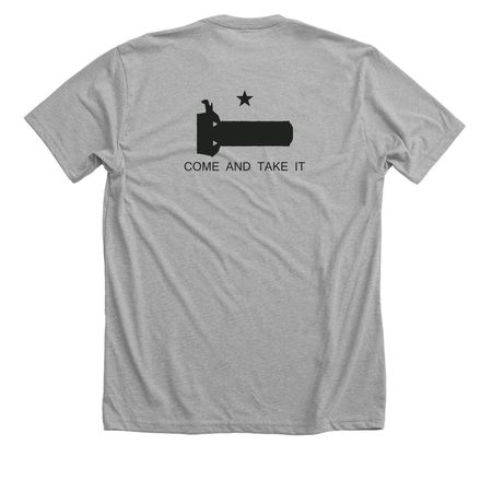 DiveVibe Tech DPV Shirt, a Athletic Heather Premium Unisex Tee (back-view)
