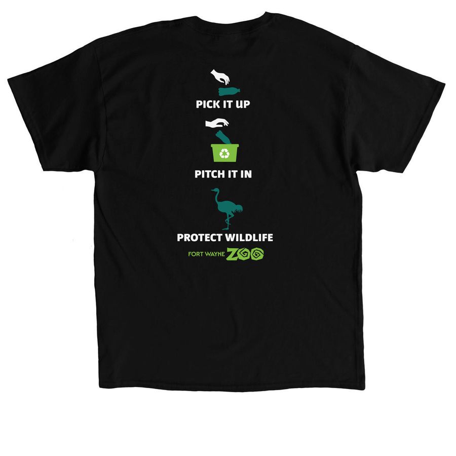 Pick it Up for Penny!, a Black Classic Unisex Tee (back-view)