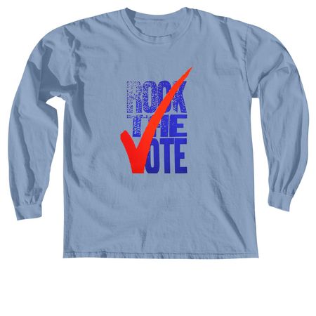 From the Archive Collection, a Washed Denim Comfort Colors Long Sleeve Tee