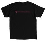 VUU School of Education, a Black Classic Unisex Tee (back-view)