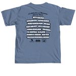 Mukwonago Book Festival 2026, a Blue Jean Comfort Colors Unisex Tee (back-view)