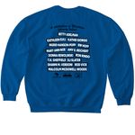 Mukwonago Book Festival 2026, a Royal Softstyle Crewneck Sweatshirt (back-view)