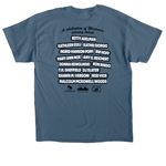 Mukwonago Book Festival 2026, a Indigo Blue Classic Unisex Tee (back-view)