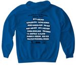 Mukwonago Book Festival 2026, a Royal Gildan Softstyle Pullover Hoodie (back-view)