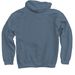 The Bark Bus, a Indigo Pullover Hoodie (back-view)