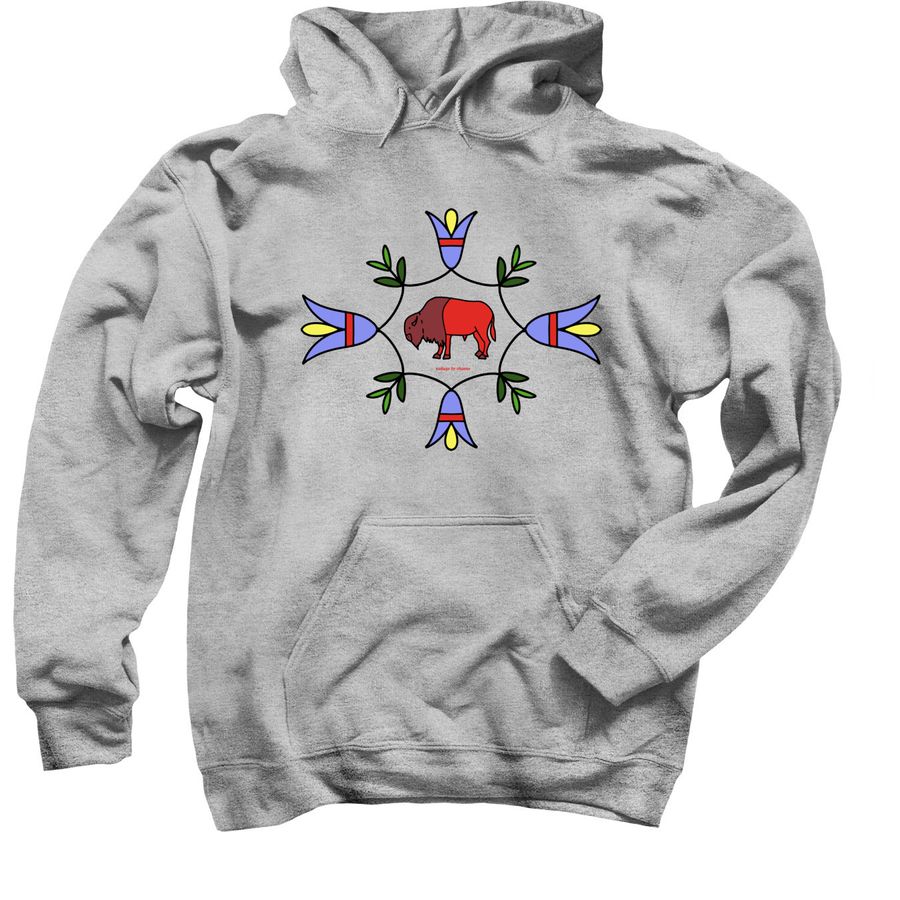 Red Buffalo, a Sport Grey Pullover Hoodie