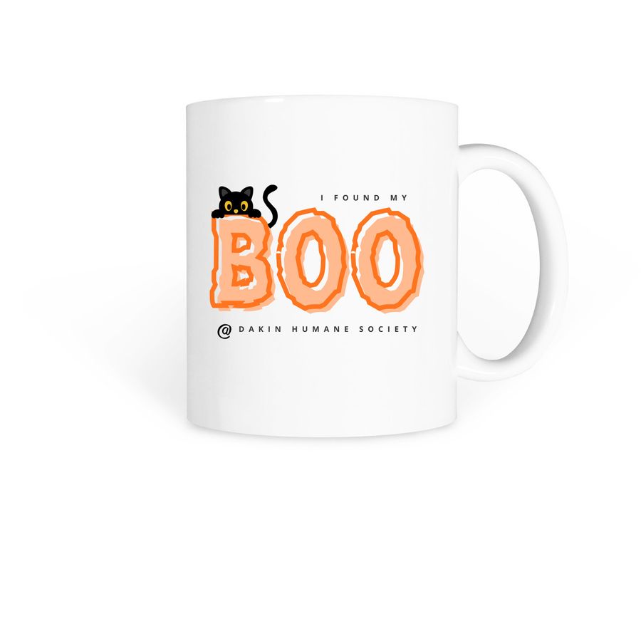 I Found my BOO at Dakin, a White Coffee Mug