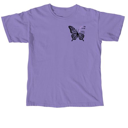 Sky Society Epilepsy Awareness Shirts, a Violet Comfort Colors Unisex Tee