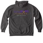 Self Love Club, a Pepper Comfort Colors Pullover Hoodie (back-view)