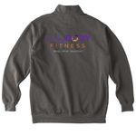 Self Love Club, a Pepper Comfort Colors Quarter Zip Pullover (back-view)
