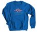 Community Bookstore Turtle, a Royal Blue Crewneck Sweatshirt