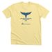 Mass Audubon Whale's Tail Shirt, a Heather Yellow Gold Premium Unisex Tee