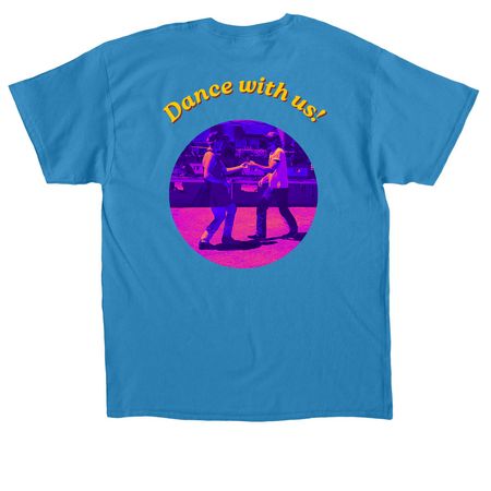 Yankee Tonk Two-Step Shirts, a Sapphire Classic Unisex Tee (back-view)