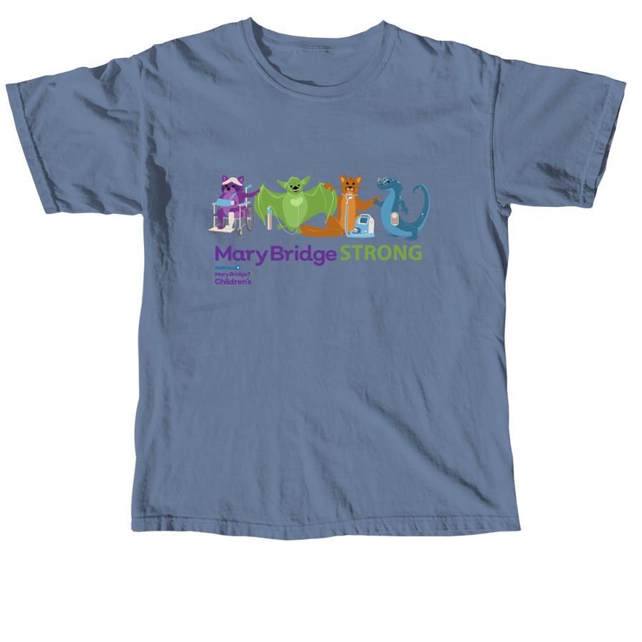 Mary Bridge STRONG - Comfort Colors, a Blue Jean Comfort Colors Unisex Tee