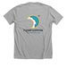 Hypersomnia Foundation T-shirt, a Athletic Heather Premium Unisex Tee (back-view)