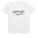 Lex's Pink Posse Merch, a Solid White Blend Premium Unisex Tee (back-view)