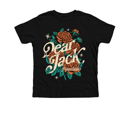 Dear Jack x Gut42, a Solid Black Blend Premium Youth Tee