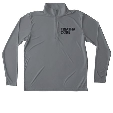 Race gear &nbsp;, a Grey Concrete Unisex Performance Quarter Zip Pullover