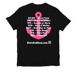 She Captain Clothing TM, a Deep Black Allmade Organic Cotton Unisex Tee (back-view)