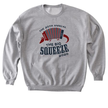 The 20th Annual Big Squeeze, a Sport Grey Softstyle Crewneck Sweatshirt