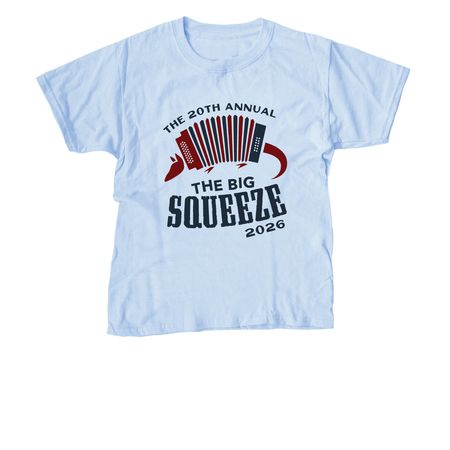 The 20th Annual Big Squeeze, a Light Blue Youth Unisex Tee