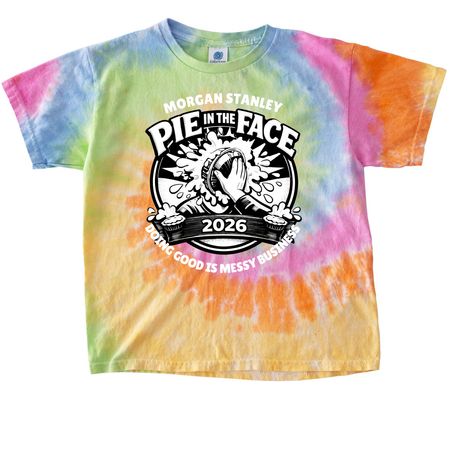 Pie in the Face Fundraiser T-Shirt, a Eternity Youth Tie Dye Tee