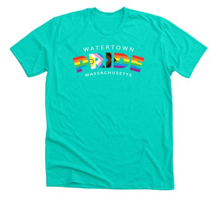 Watertown Pride T, a Heather Sea Green Premium Unisex Tee