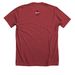 Disability is political, a Heather Canvas Red Premium Unisex Tee (back-view)