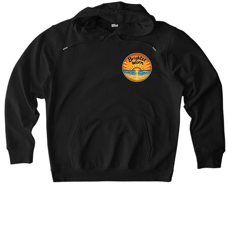 Brighter Worn &nbsp;, a Black Stanley/Stella Unisex Cruiser 2.0 Pullover Hoodie
