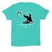 All Play, No Work Fundraiser, a Teal Premium Cotton Tee