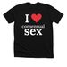 I <3 Consensual Sex, a Solid Black Blend Premium Unisex Tee
