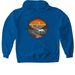 NO MORE Data Centers, a Royal Gildan Softstyle Pullover Hoodie