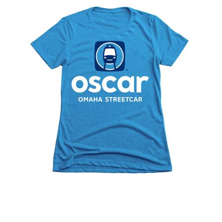 Oscar T-shirts, a Turquoise Women's Slim Fit Tee
