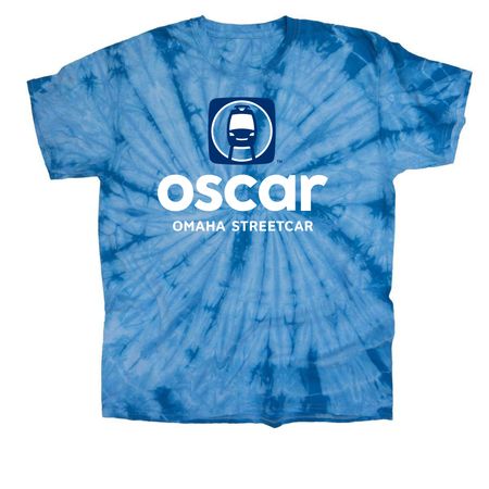 Oscar T-shirts, a Baby Blue Classic Tie Dye Tee