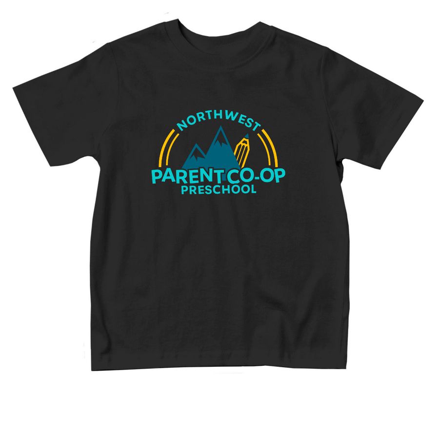NW Parent CO-OP Preschool Toddler&nbsp;, a Black Toddler Tee