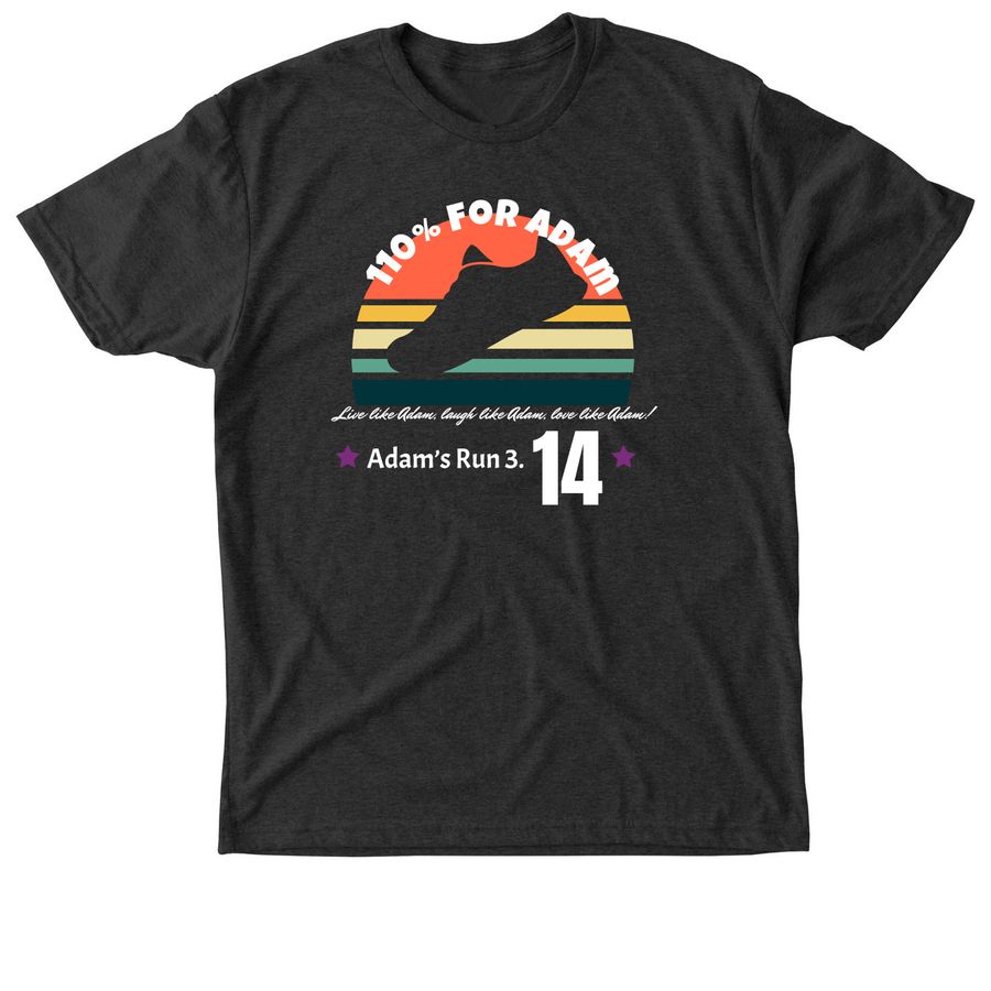 Adam?s Run, a Vintage Black Triblend Unisex Tee