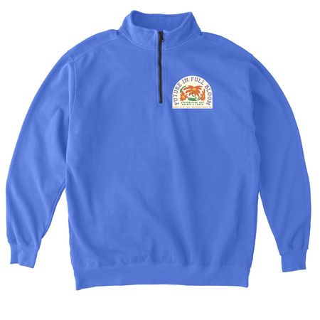 2026 Jefferson County Fair Shirts, a Flo Blue Comfort Colors Quarter Zip Pullover