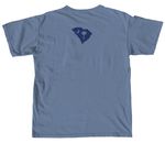 Vincent Coe for South Carolina, a Blue Jean Comfort Colors Unisex Tee (back-view)