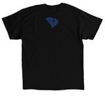Vincent Coe for South Carolina, a Black Classic Unisex Tee (back-view)