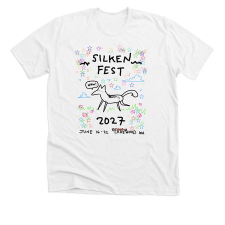 SilkenFest 2027 Gag Shirts Transparent PNG, a Solid White Blend Premium Unisex Tee