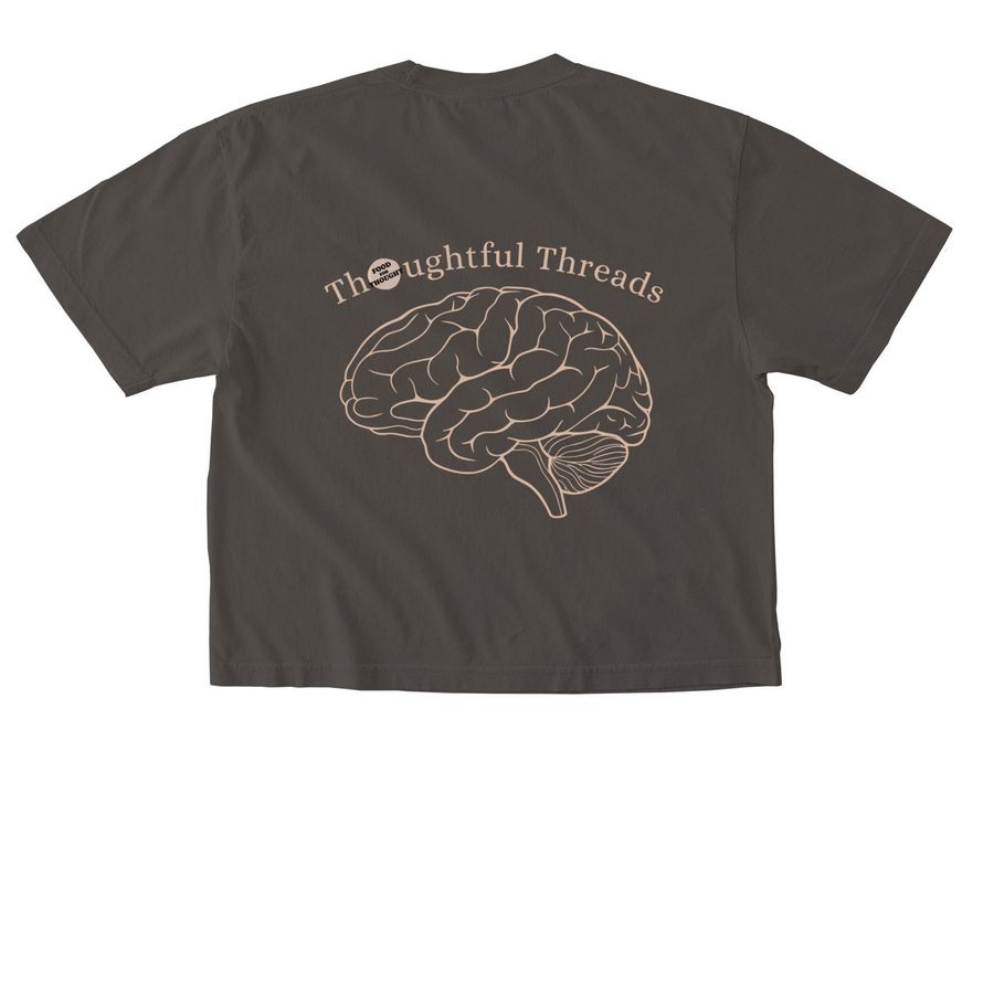 Thoughtful Threads, a Pepper Comfort Colors Boxy Tee (back-view)