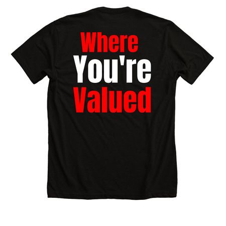 VAR Coca-Cola World 195 (Canadian), a Solid Black Blend Premium Unisex Tee (back-view)